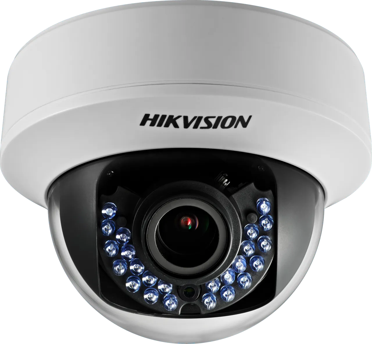 Hikvision dome CCTV camera commonly used in Irish homes